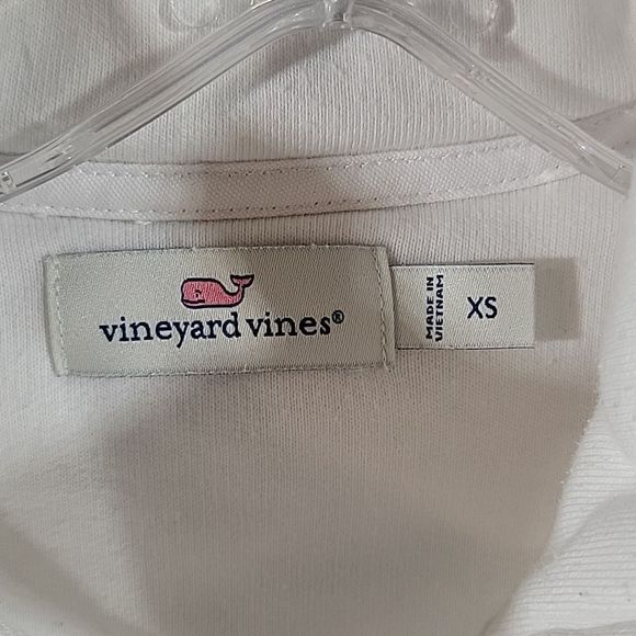 Vineyard Vines White Shep Shirt Pullover Jacket - Picture 3 of 4